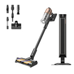 Load image into Gallery viewer, Dreame Z20 Station cordless stick vacuum with accessories and self-empty dock featured in the spring sale.