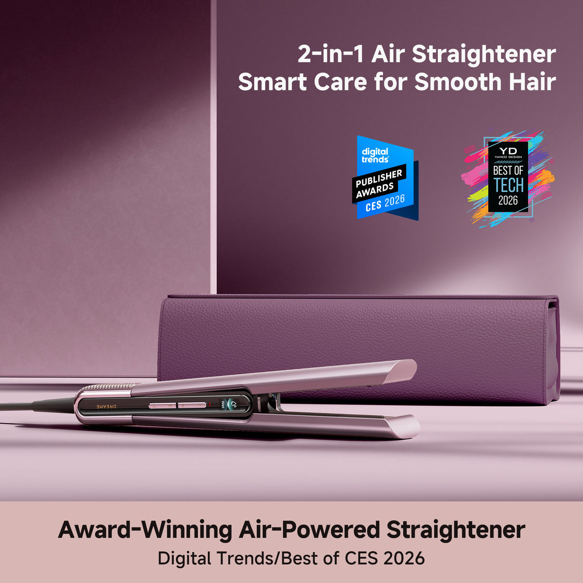 Dreame ドリーミー　Aero Straight ストレートヘアアイロン Dreame Aero Straight Pro 2-in-1 Air Straightener