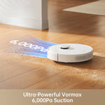 Load image into Gallery viewer, Dreame D10 Plus Gen 2 Robot Vacuum highlighting 6,000Pa suction on floor.
