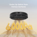 Load image into Gallery viewer, Dreame D9 Max Gen 2 Robot Vacuum showcasing 6,000Pa suction power.