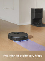 Load image into Gallery viewer, Dreame L10s Plus Robot Vacuum with two high-speed rotary mops for effective cleaning