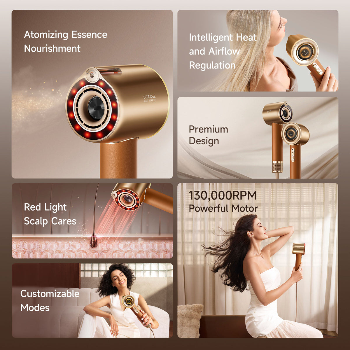 Dreame ドリーミー　Miracle Pro高性能・上位モデルヘアドライヤー Dreame Miracle Pro Hair Dryer