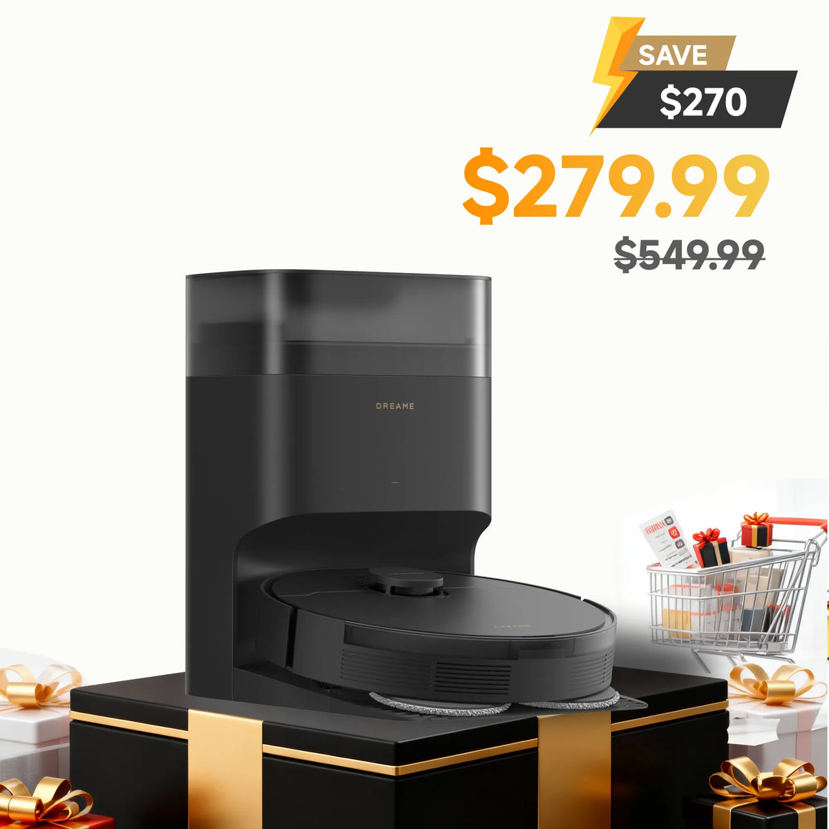 Dreame L10s Plus Robot Vacuum | 7000Pa Suction & Auto Empty