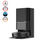 Load image into Gallery viewer, Dreame X30 Ultra robot vacuum with auto-cleaning station and award badges