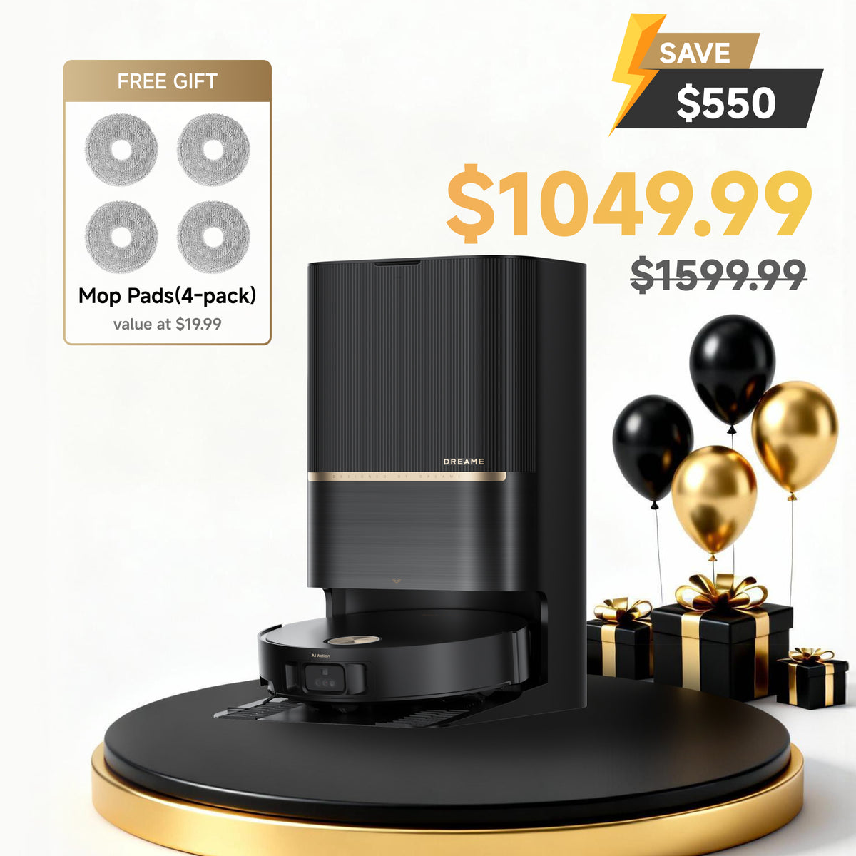 Dreame X50 Ultra Robot Vacuum Cleaner and Mop