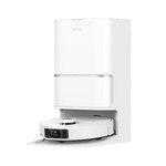 Load image into Gallery viewer, Dreame L40 Ultra robot vacuum and mop and mop in a white dock included in Black Friday offers.