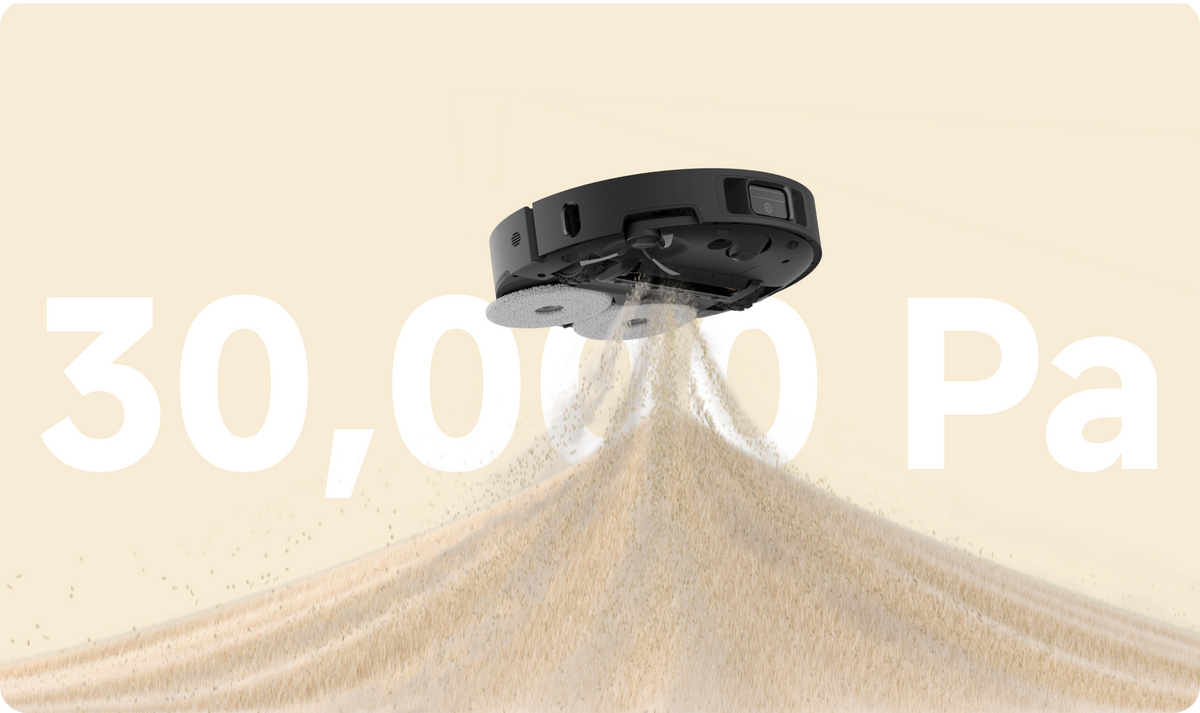 Powerful 30,000Pa Vormax Suction