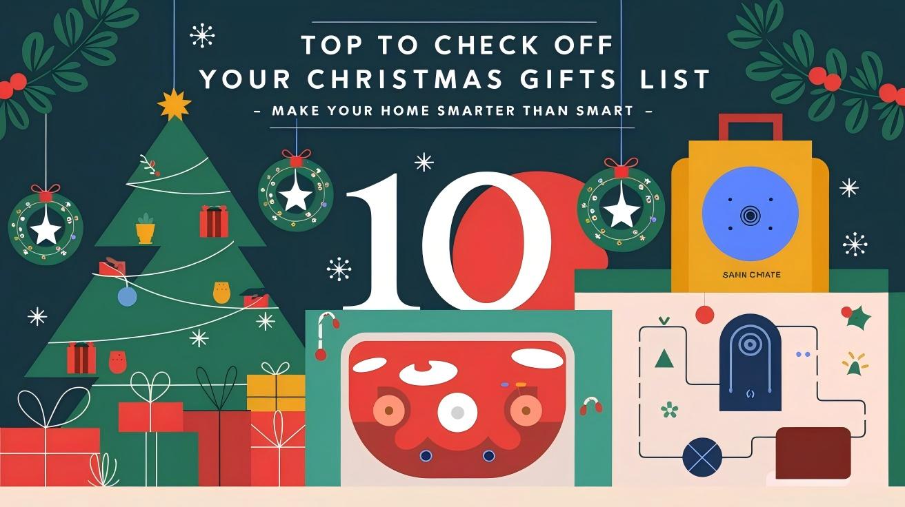 Top 10 to Check off Your Christmas Gifts List - Make Your Home Smarter Than Smart