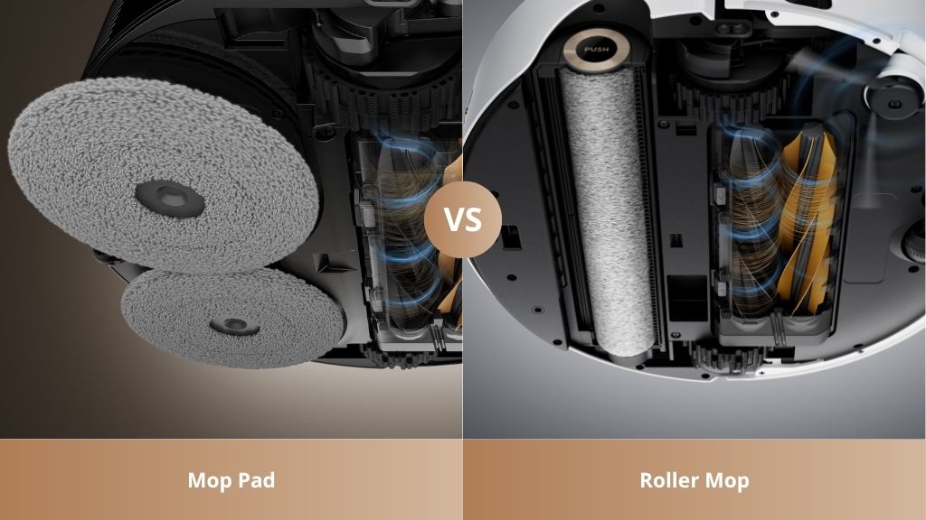 Robot Vacuum Roller Mop vs. Mop Pad: Which One’s Right for Your Home?