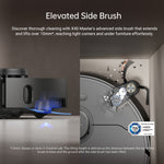 Load image into Gallery viewer, Dreame X40 Master Robot Vacuum with advanced elevated side brush for tight corner cleaning
