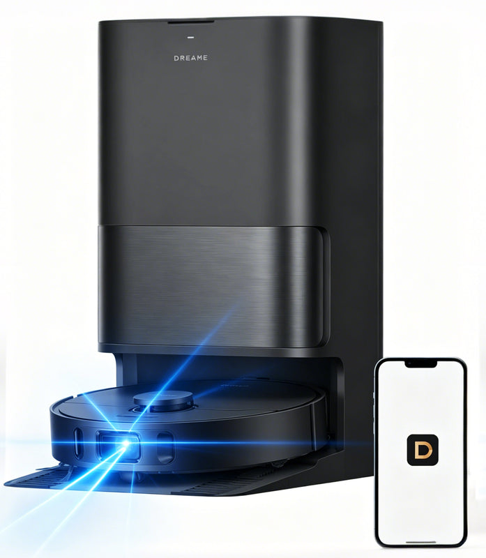 DREAME Govac 405 Robot Vacuum and Mop Black