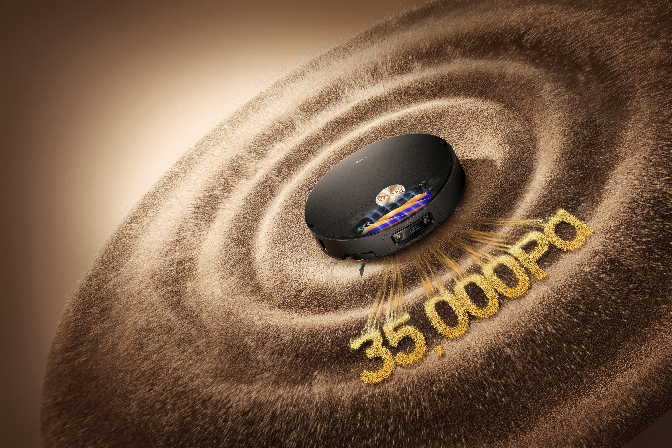 35,000Pa Vormax suction on the Dreame X60 Max Ultra Complete