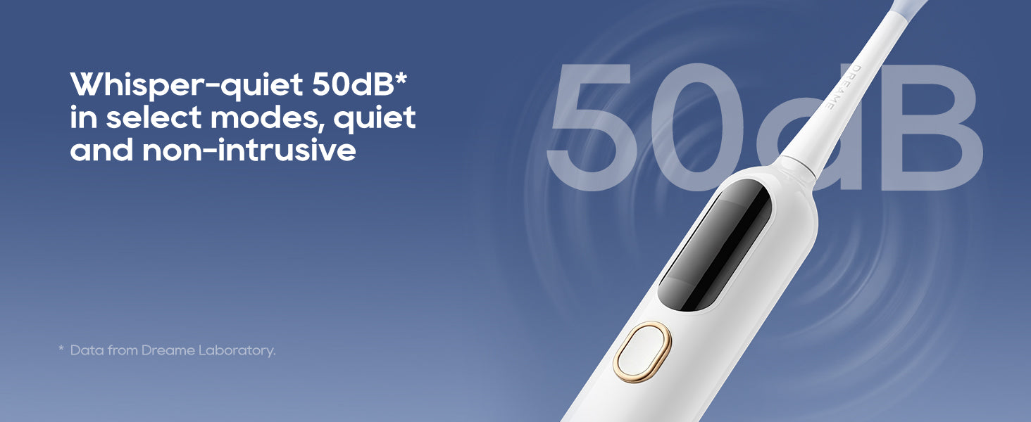 Whisper-quiet 50dB in select modes,quiet and non-intrusive