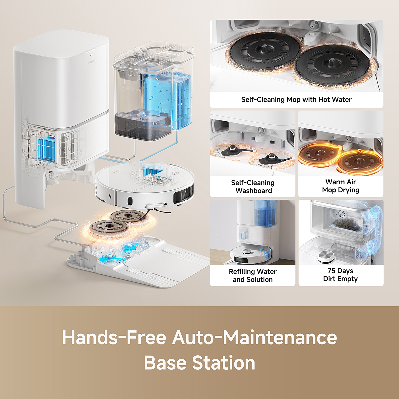 Dreame L40 Ultra - robot aspirador friegasuelos con base
