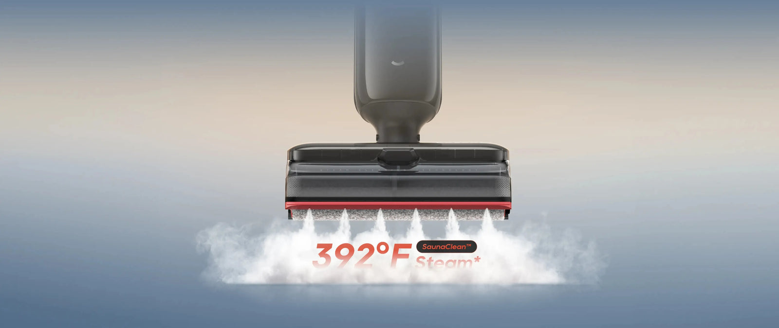 392℉ chemical-free steam for allergen reduction and stain removal.
