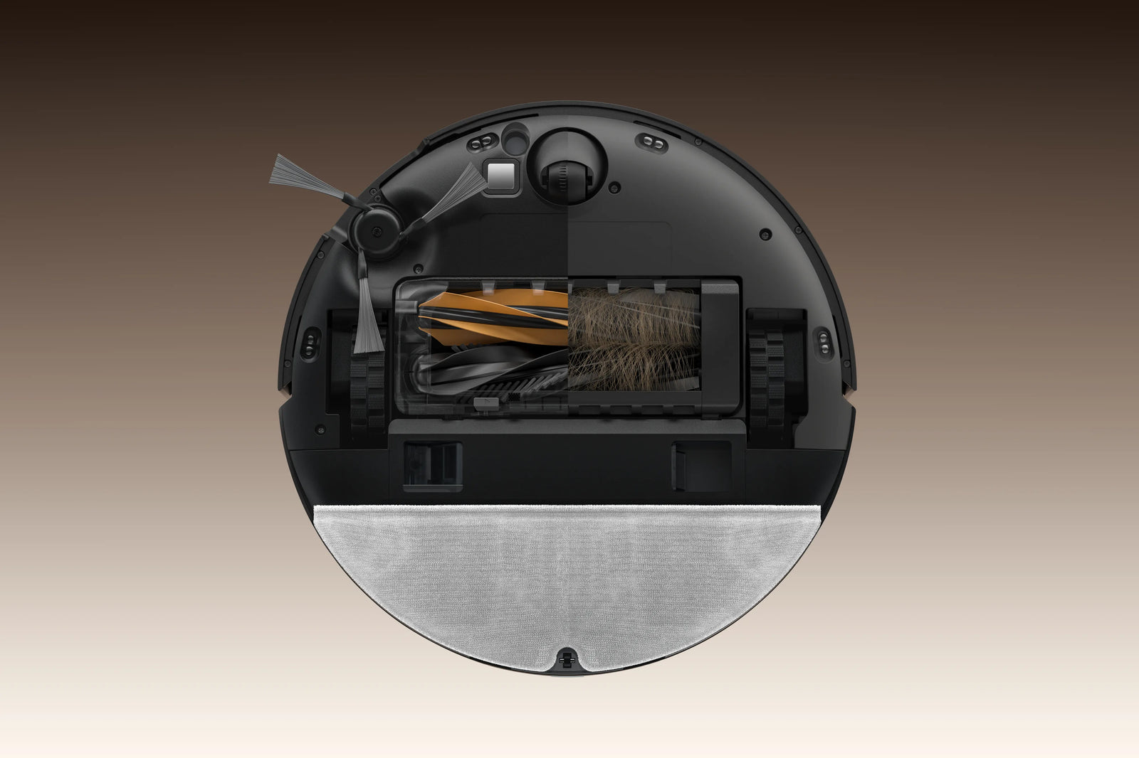 The HyperStream™ Detangling DuoBrush on the Dreame D20 Pro Plus.