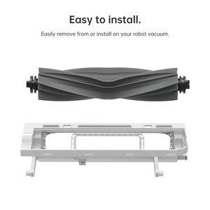 Dreame L20 Ultra roller brush with installation instructions.