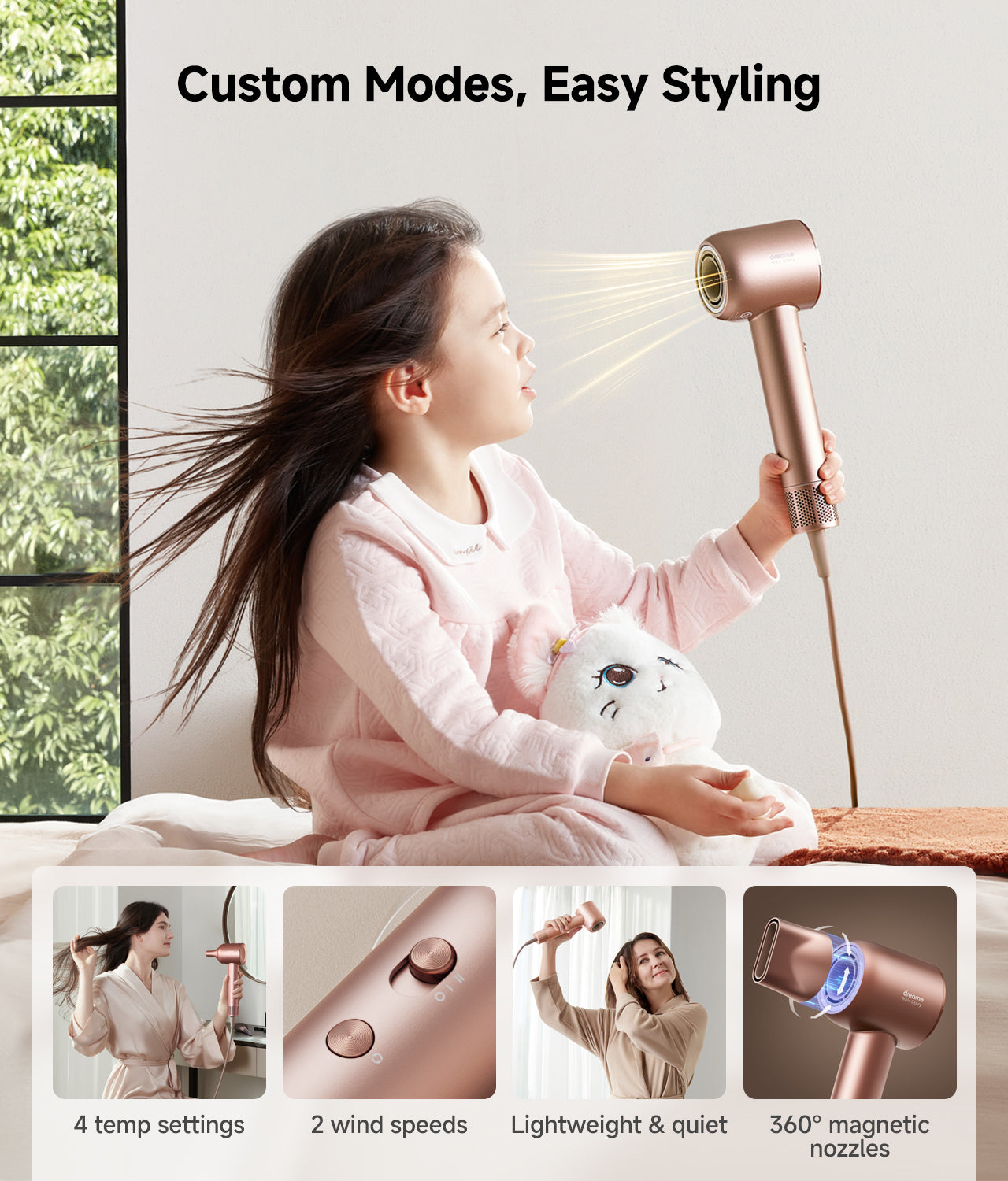 Dreame Hair Glory Combo High-Speed Hair Dryer