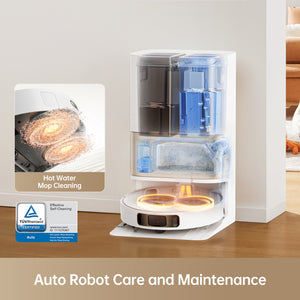 Dreame L10s Pro Ultra Robot Vacuum with Hot Water Mop Cleaning and maintenance features