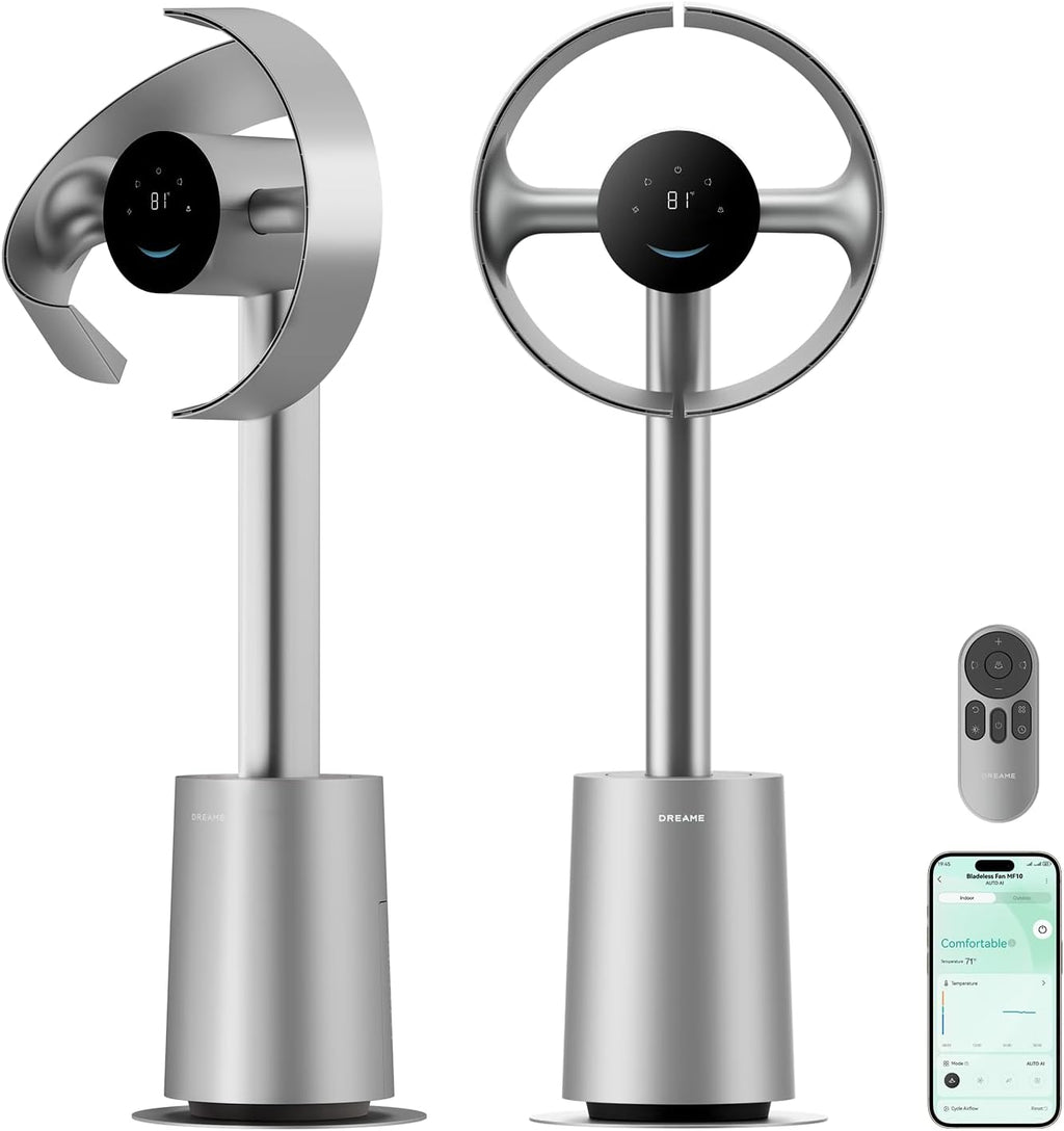 DREAME MF10 Bladeless Tower Fan Silver