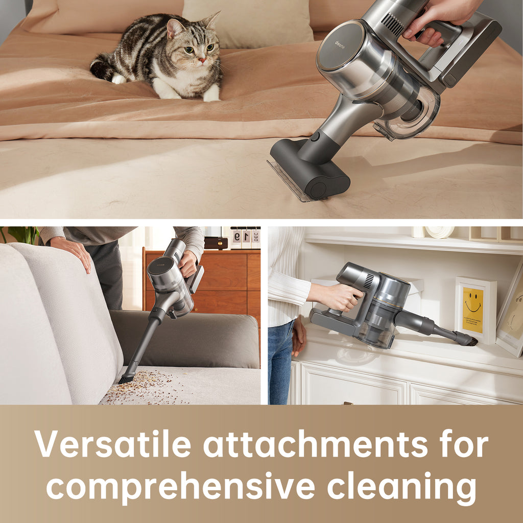 Dreame R20 Cordless Vacuum | 190AW Suction, 90-Min Runtime, LED Detection