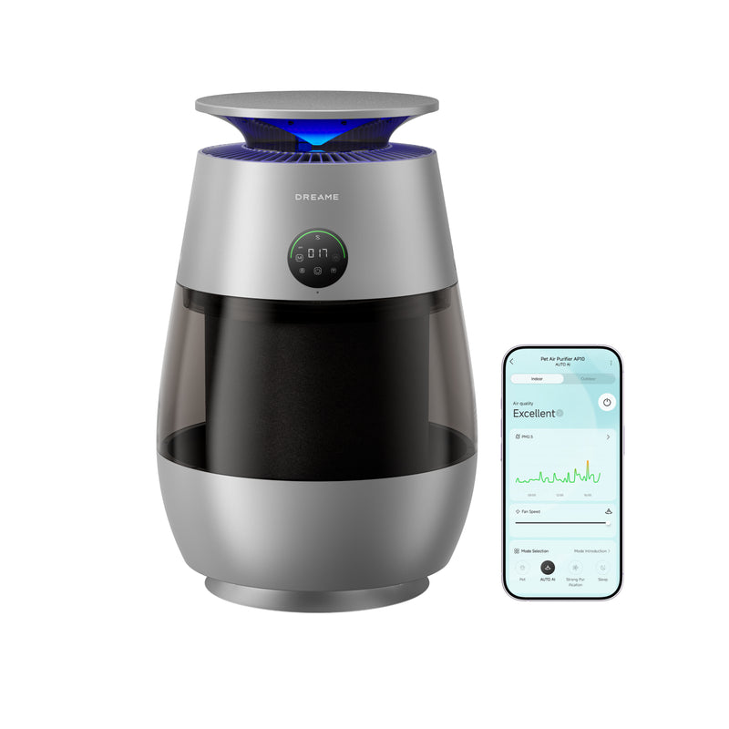 Spring sale offer on the Dreame AP10 air purifier with real-time app monitoring and fresh air performance.
