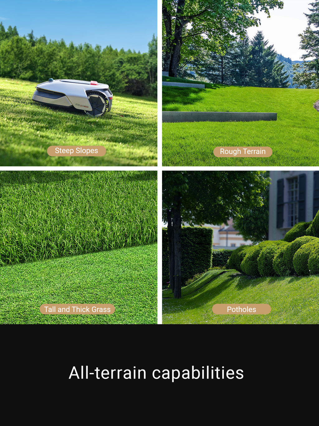 Dreame Roboticmower A1 with smartphone app for zone management