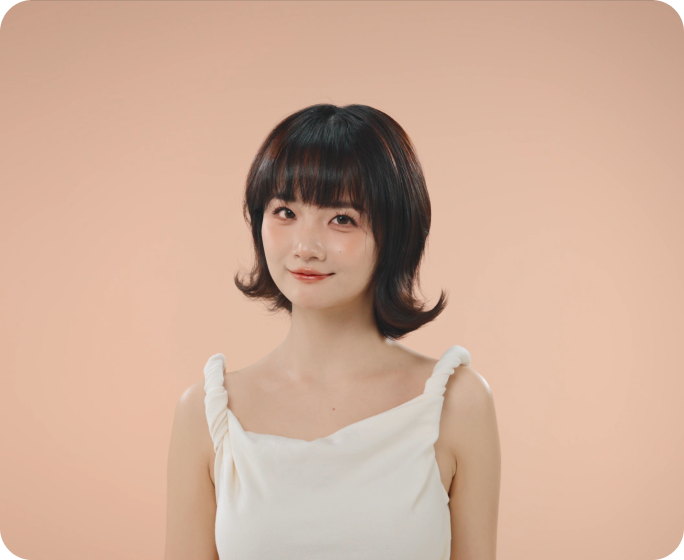 Short Hair Curved-out Ends