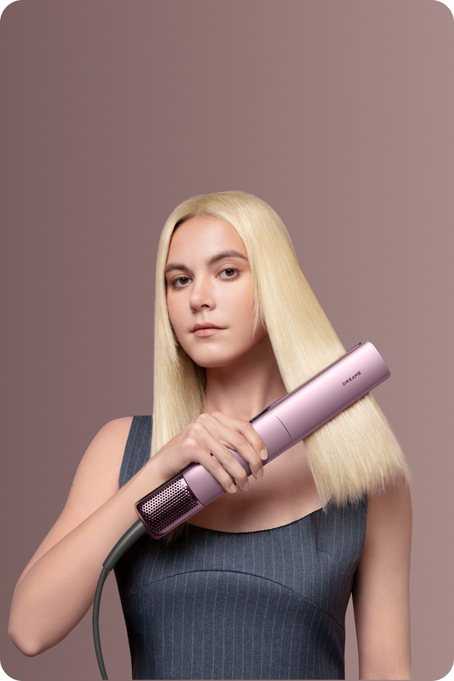 AI Styling Guidance with App
Style Wet or Dry from
Root to Tip