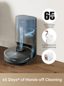 Dreame D10s Plus Robot Vacuum | 65-Day AI Cleaning with
