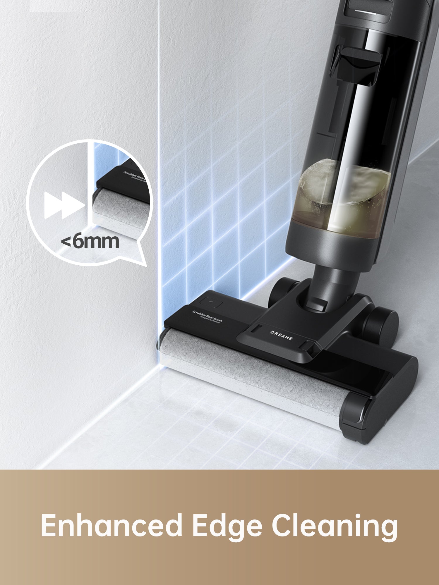 Dreame H12s vacuum with enhanced edge cleaning and soft roller brush
