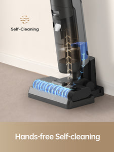 Dreame H12s vacuum featuring hands-free self-cleaning technology