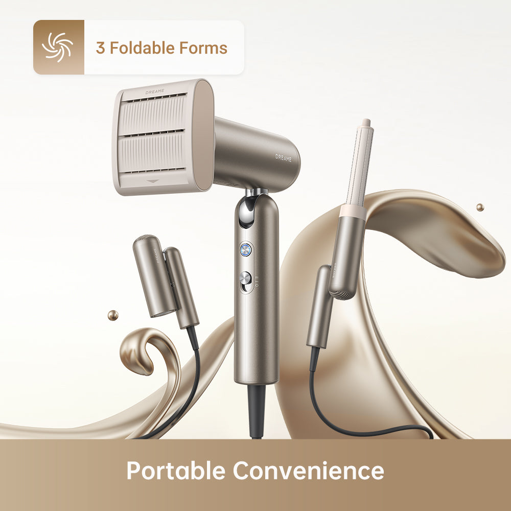 Dreame Pocket Hair Dryer with foldable design and portable convenience features.