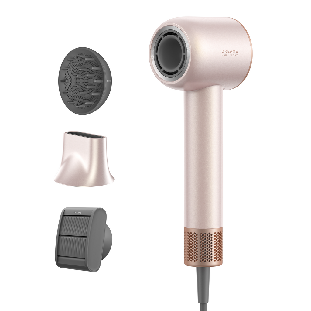 Dreame Glory Pro Hair Dryer, 2 Mins Fast Drying, 4 temperatures and 2 speeds