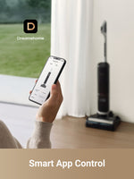 Load image into Gallery viewer, Person using Dreamehome app to control Dreame H14 Pro Wet and Dry Vacuum

