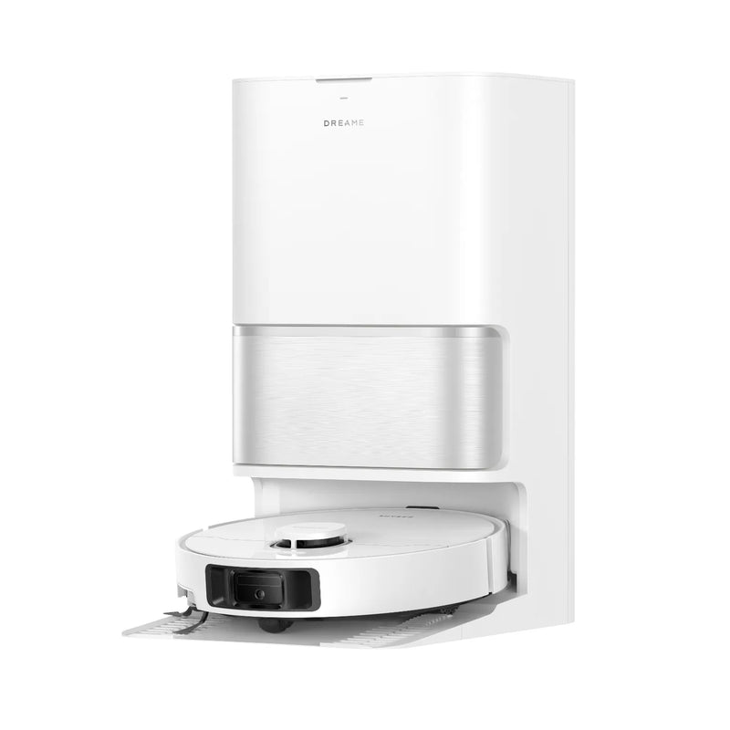 Dreame L40 Ultra Gen 2 robot vacuum and mop shown in a white docking station for the spring sale offer.