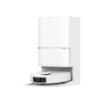 Load image into Gallery viewer, Dreame L40 Ultra Robot Vacuum with docking station in a modern white design
