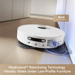 Load image into Gallery viewer, Dreame L10s Ultra Gen 2 Robot Vacuum with MopExtend technology gliding under furniture.
