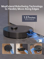 Load image into Gallery viewer, Dreame X30 Ultra robot vacuum using MopExtend RoboSwing technology for edge cleaning
