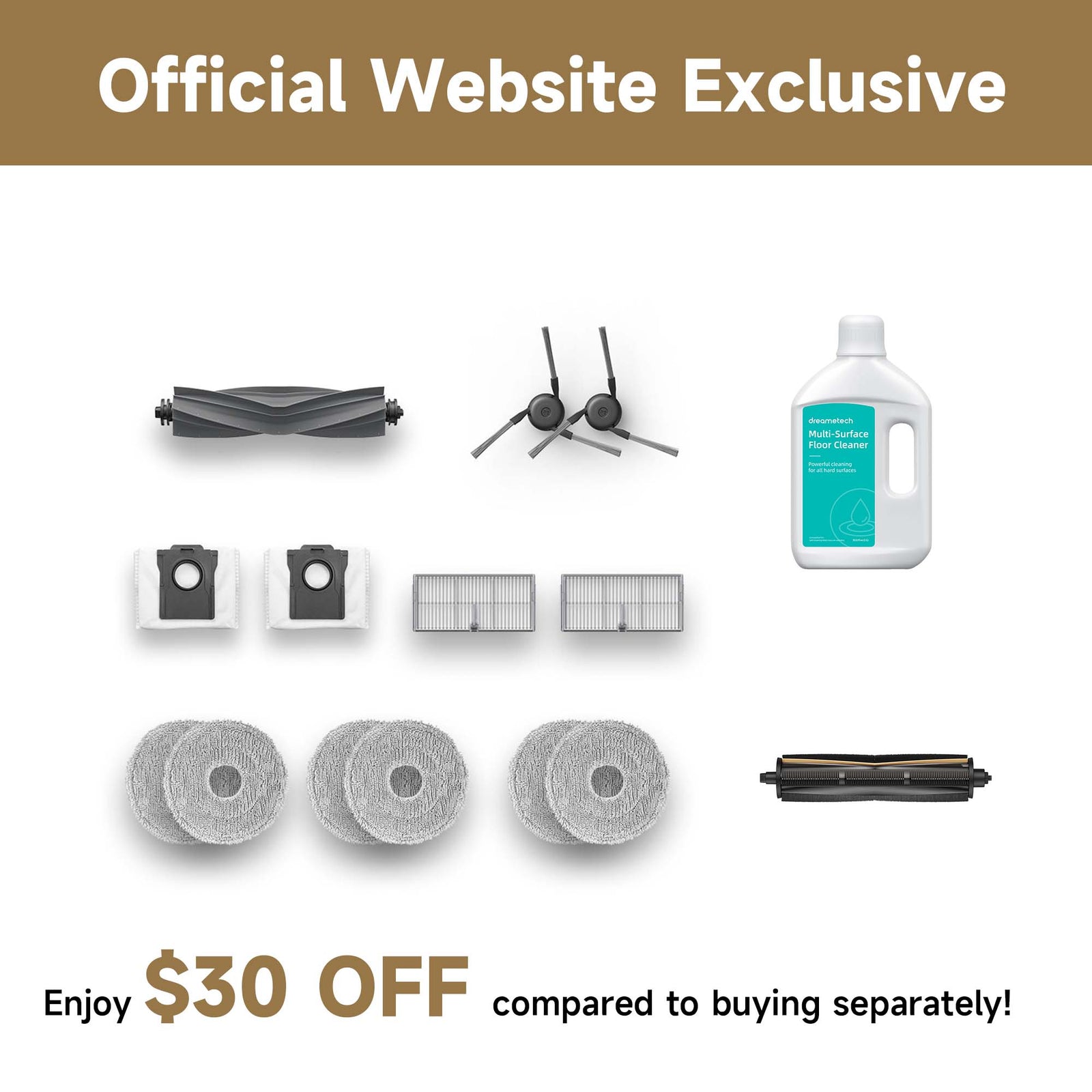 Dreame X40 Ultra Accessories Bundle