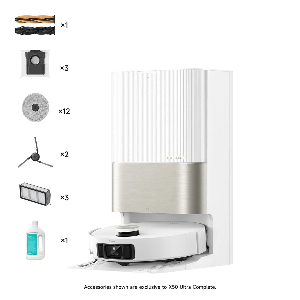 Dreame X50 Ultra Complete Robot Vacuum Live Only