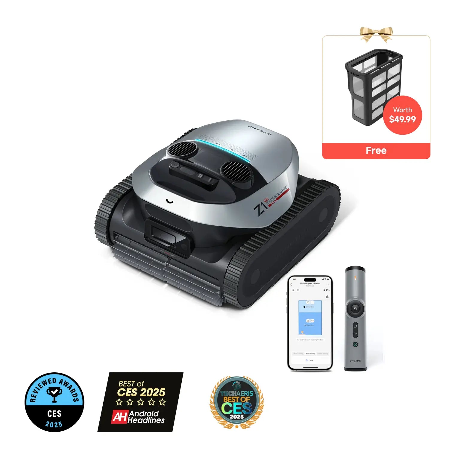 Dreame Z1 Pro Robotic Pool Cleaner