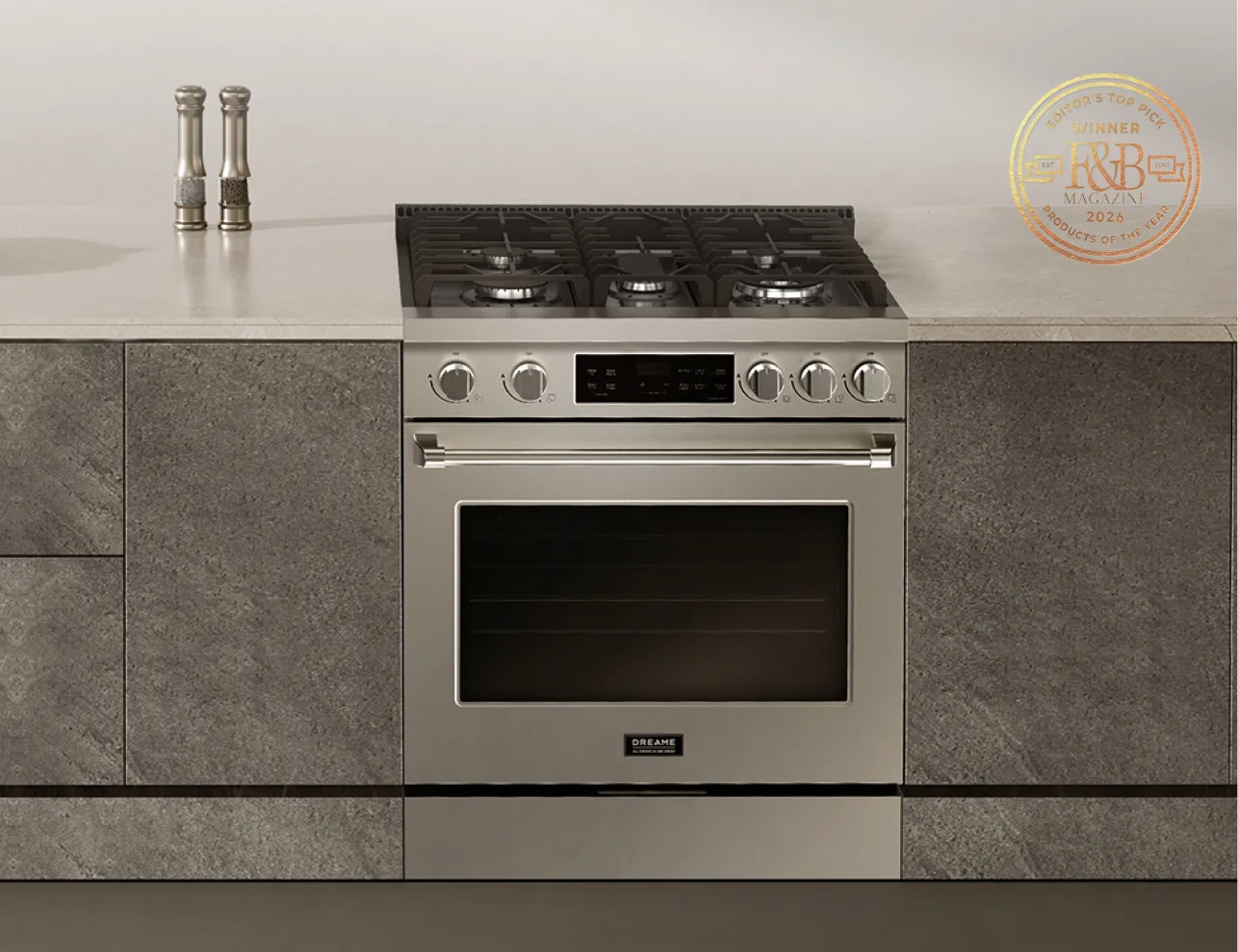 Dreame RZ601 Pro Front Control Gas Range