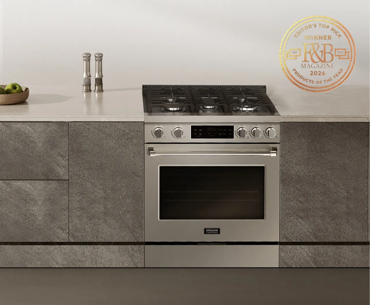 Dreame RZ601 Pro Front Control Gas Range