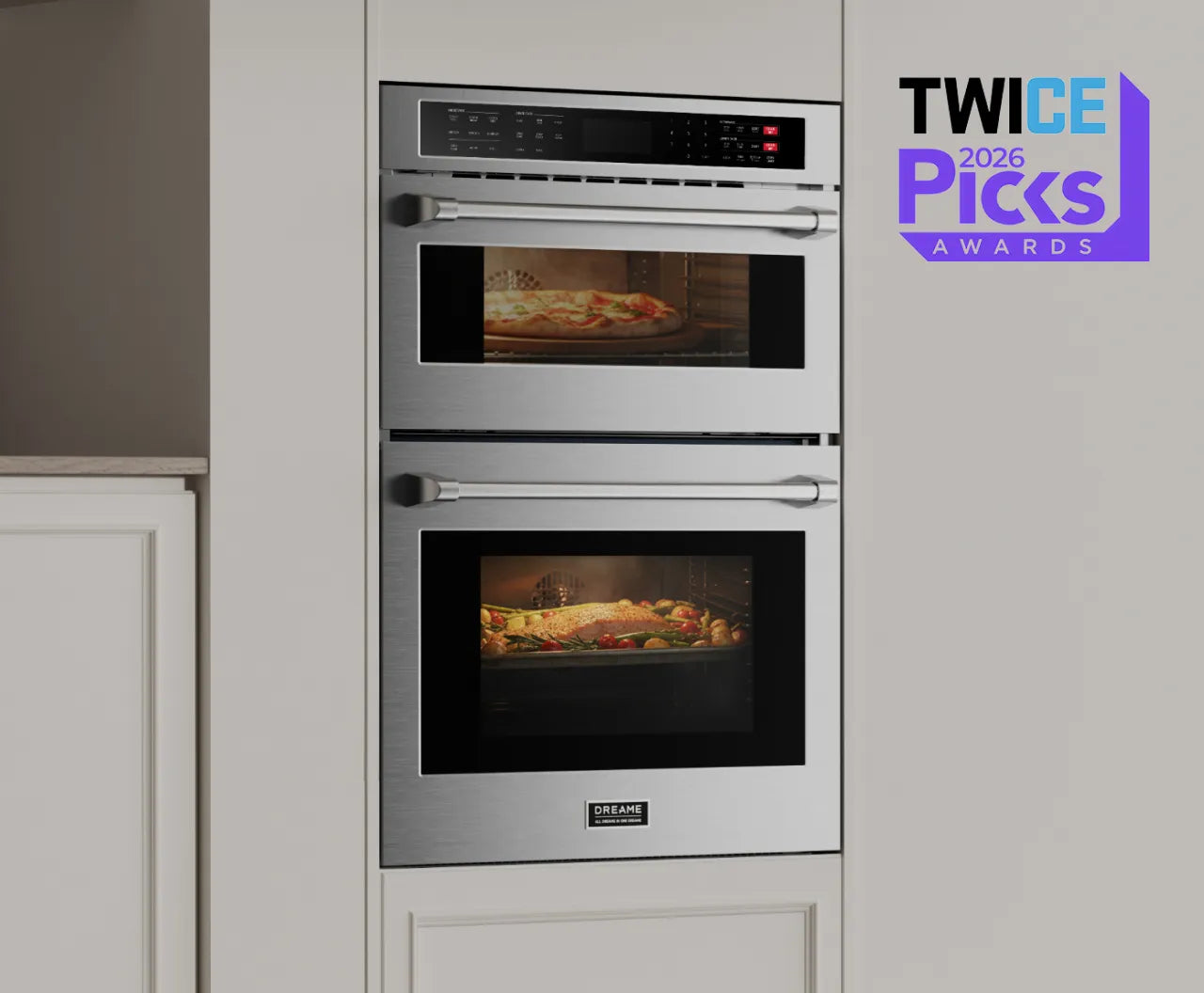 Dreame OZ601 Pro Microwave Combo Double Wall Oven