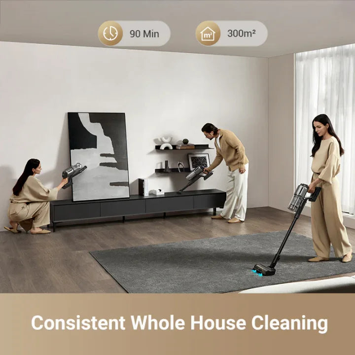 Dreame Z30 in handheld mode for consistent whole house cleaning.