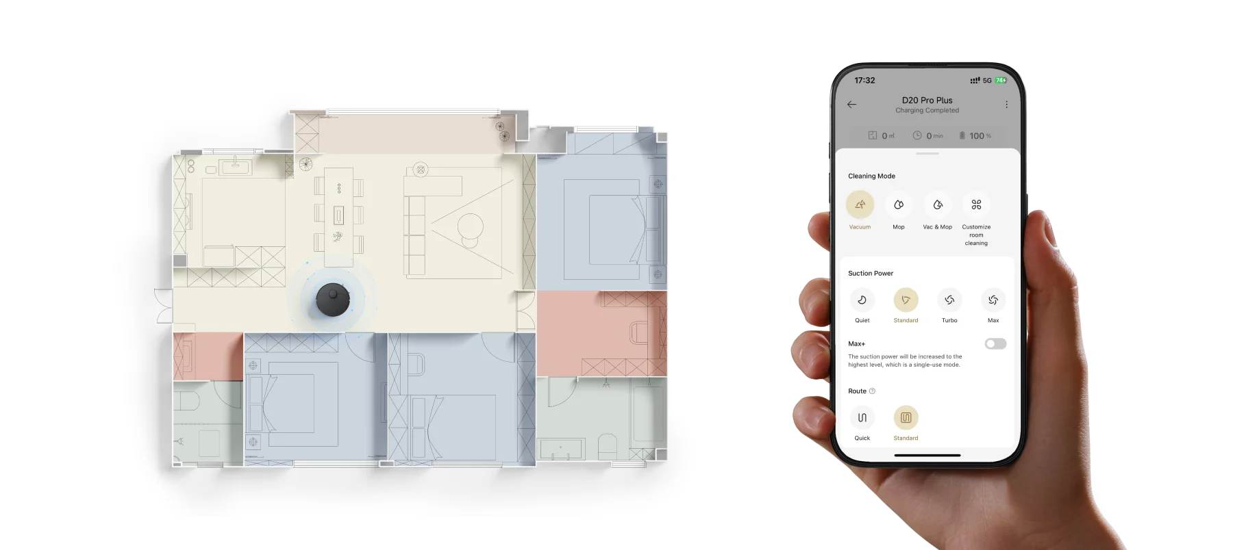 Приложение Dreamehome за персонализирано почистване