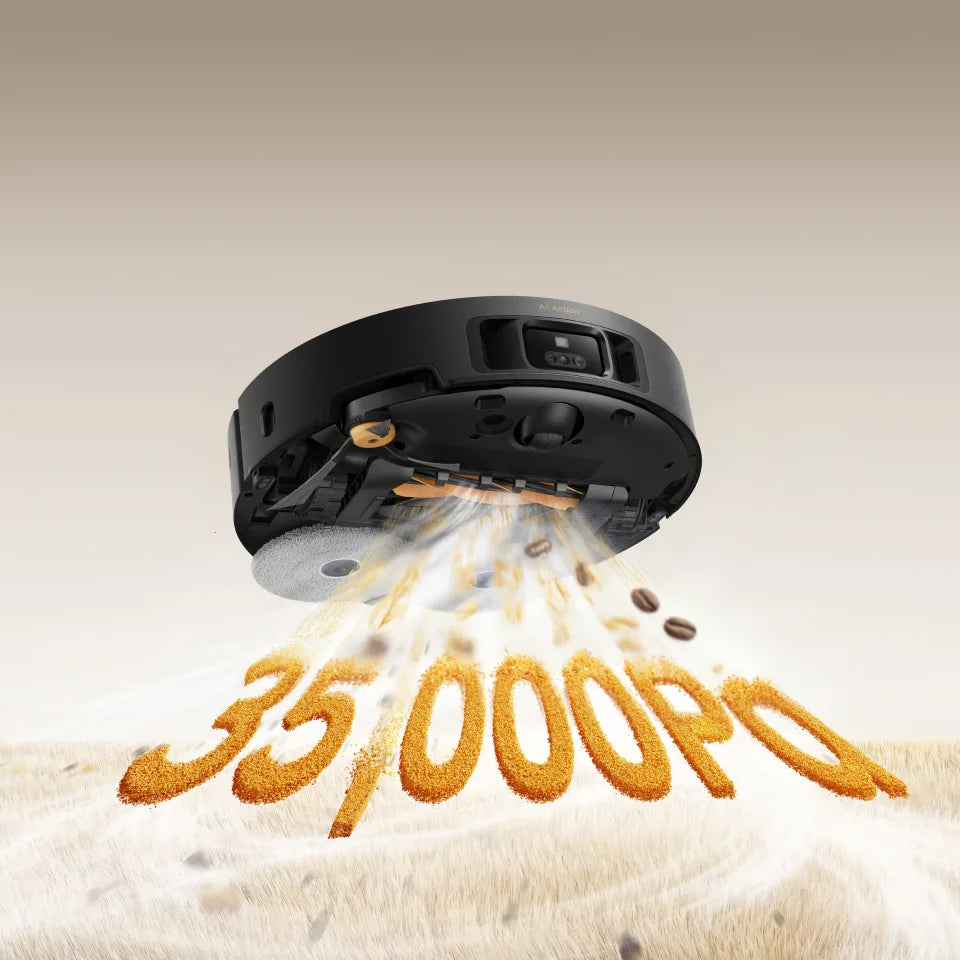 35,000Pa* Vormax Suction