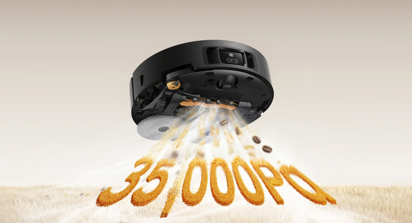 35,000Pa* Vormax Suction