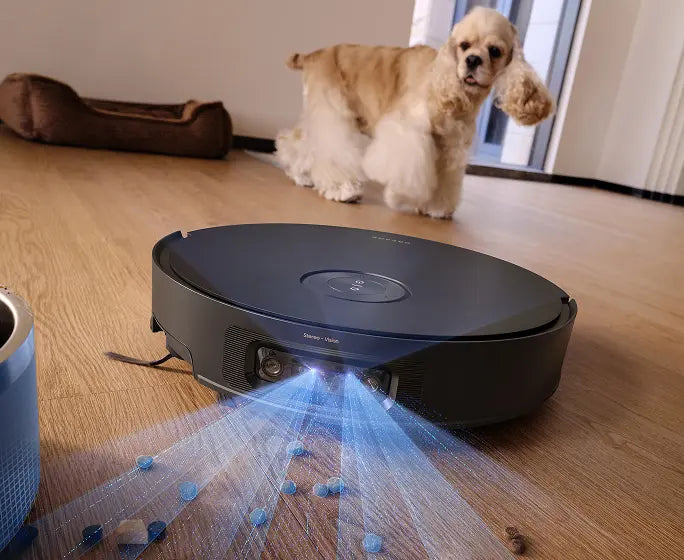 Pet Activity Hotspots
Our smart robot vacuum learns high-activity areas, delivering targeted cleaning where it's needed most for a fresher, healthier home tailored to your pet's life.